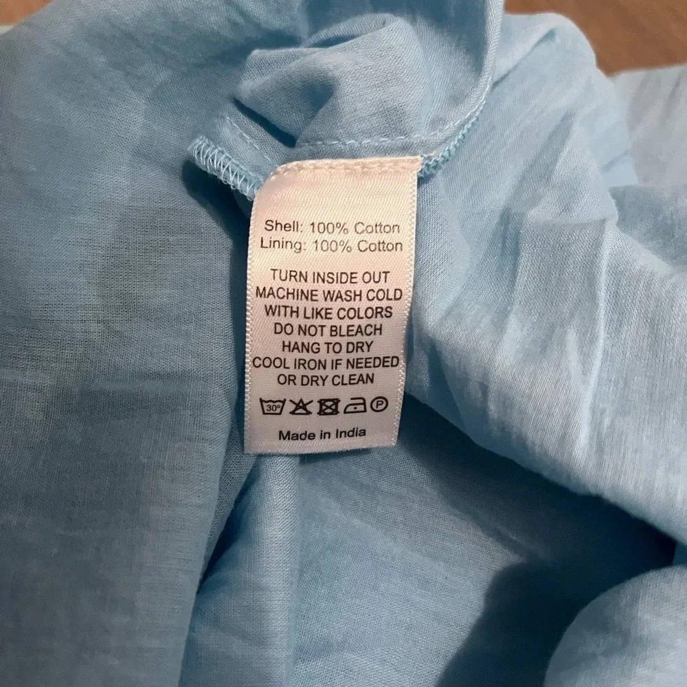 NWT! Never a Wallflower Coco Short Sleeve Dress. Air Stripe (light blue). XS - Picture 10 of 10